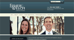 Desktop Screenshot of fisherwelch.com