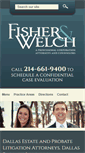 Mobile Screenshot of fisherwelch.com